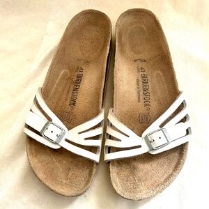 Birkenstock Molina Women’s Sandal in White Leather Size Euro 41 / 10 - 10.5.